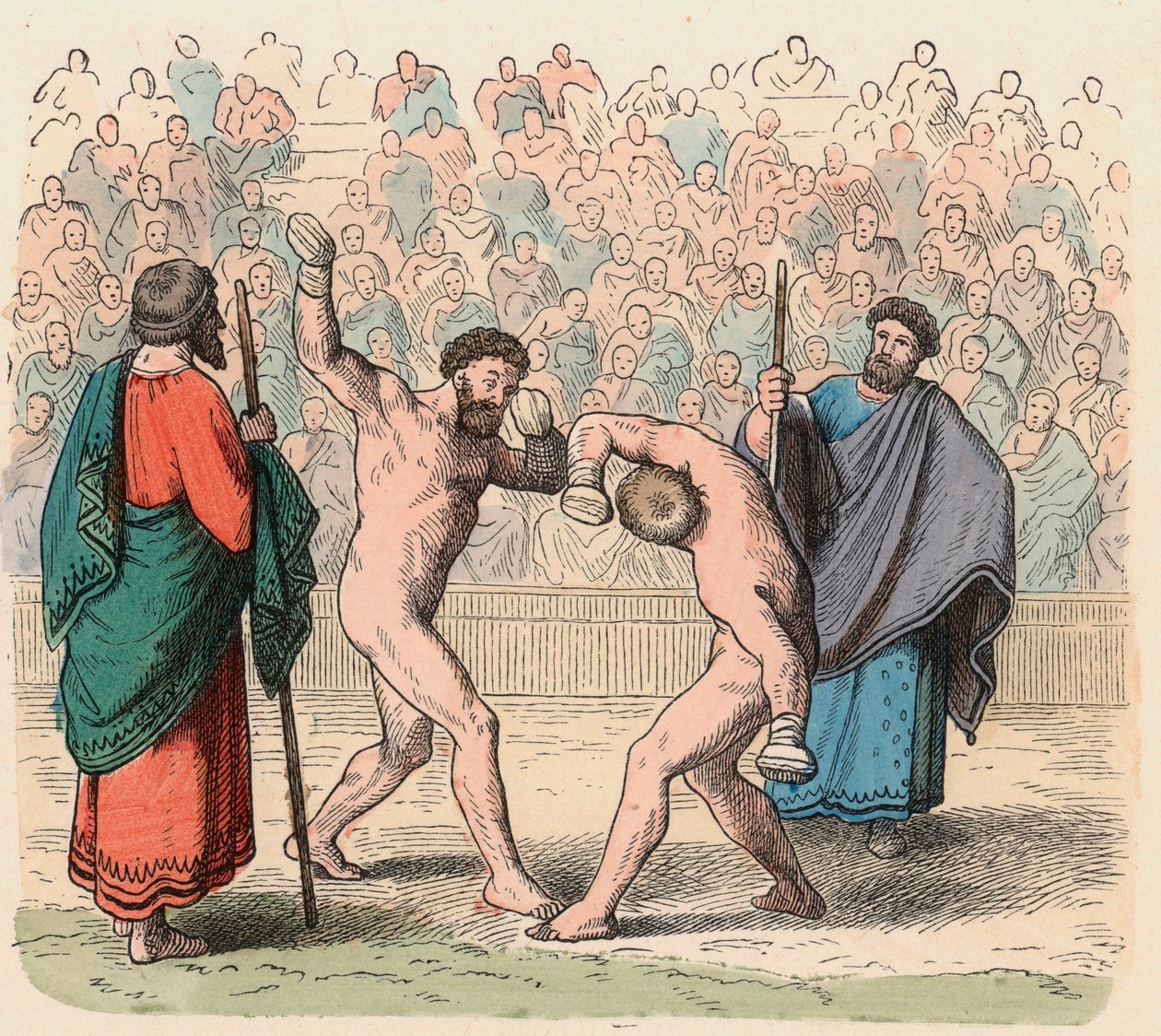 Antica Grecia: Pugili da Heinrich Leutemann