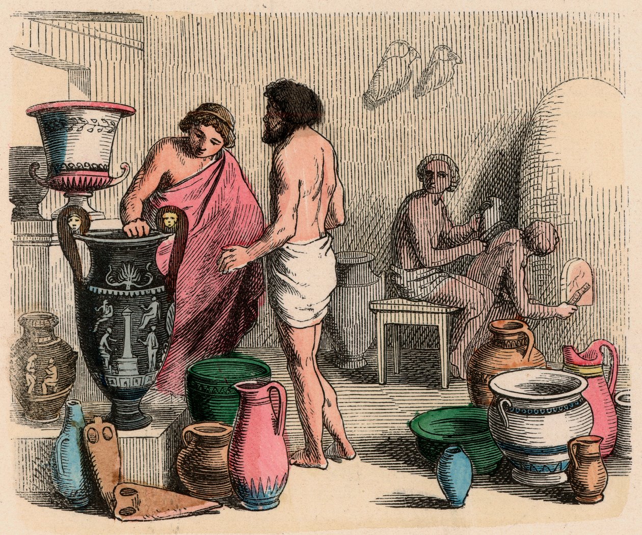 Antica Grecia: Ceramica da Heinrich Leutemann
