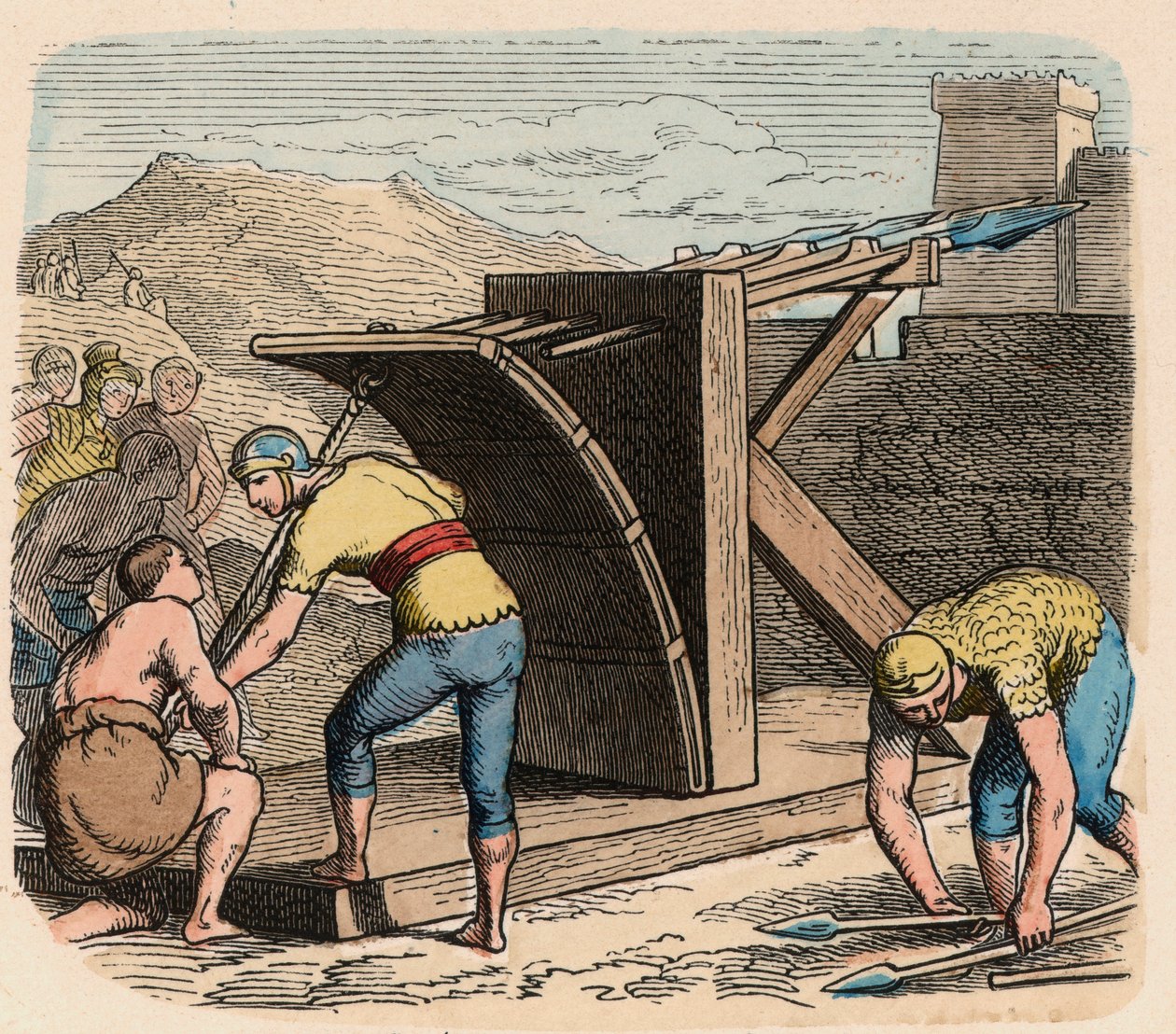 Antica Roma: Armamenti, Ballista, macchina usata durante l