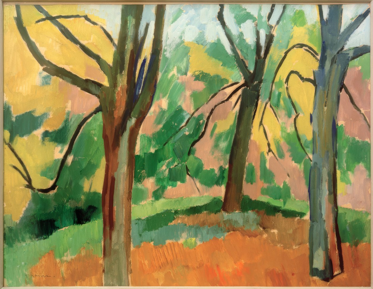 Paesaggio del parco da Heinrich Nauen