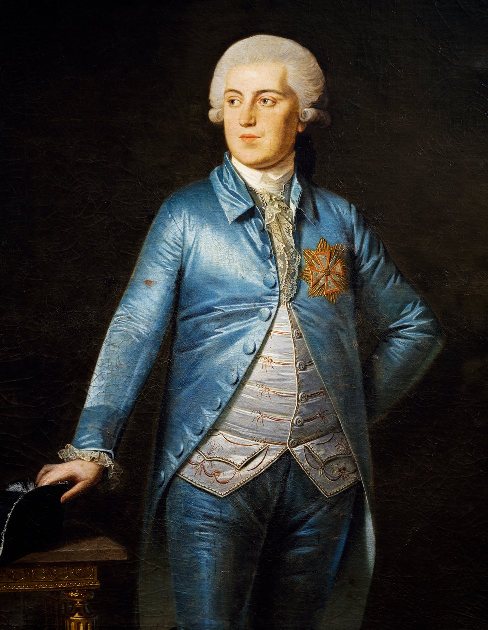 Ritratto di Cristiano VII di Danimarca da Heinrich Schmidt