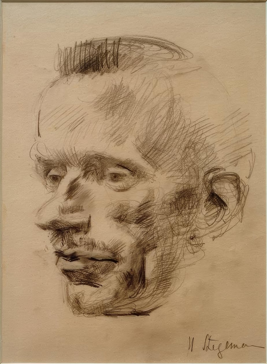 Ritratto di Wilhelm Werner, circa 1926 da Heinrich Stegemann