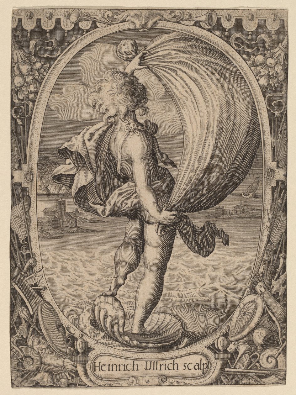 Eolo, personificazione del vento da Heinrich Ulrich