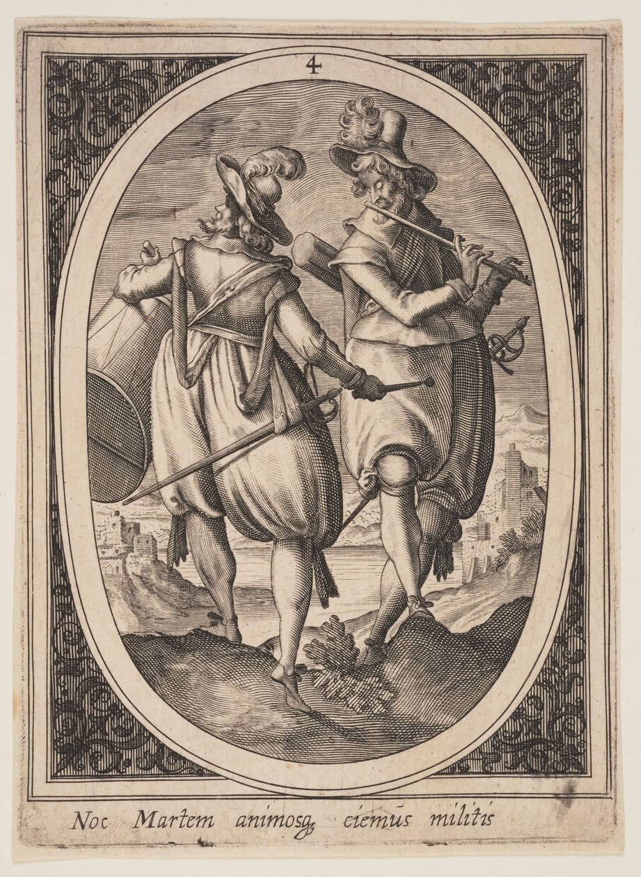 Piastra 4 da Figure militari da Heinrich Ulrich