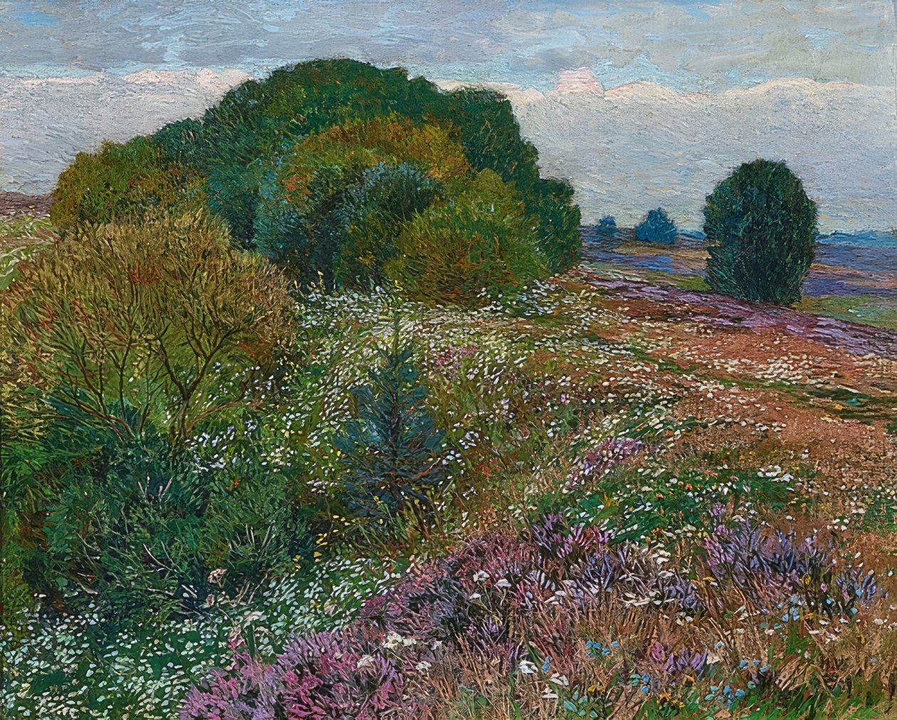 Ai margini della brughiera (Paesaggio di brughiera I) da Heinrich Vogeler