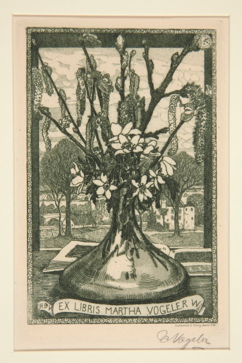 Ex libris da Heinrich Vogeler