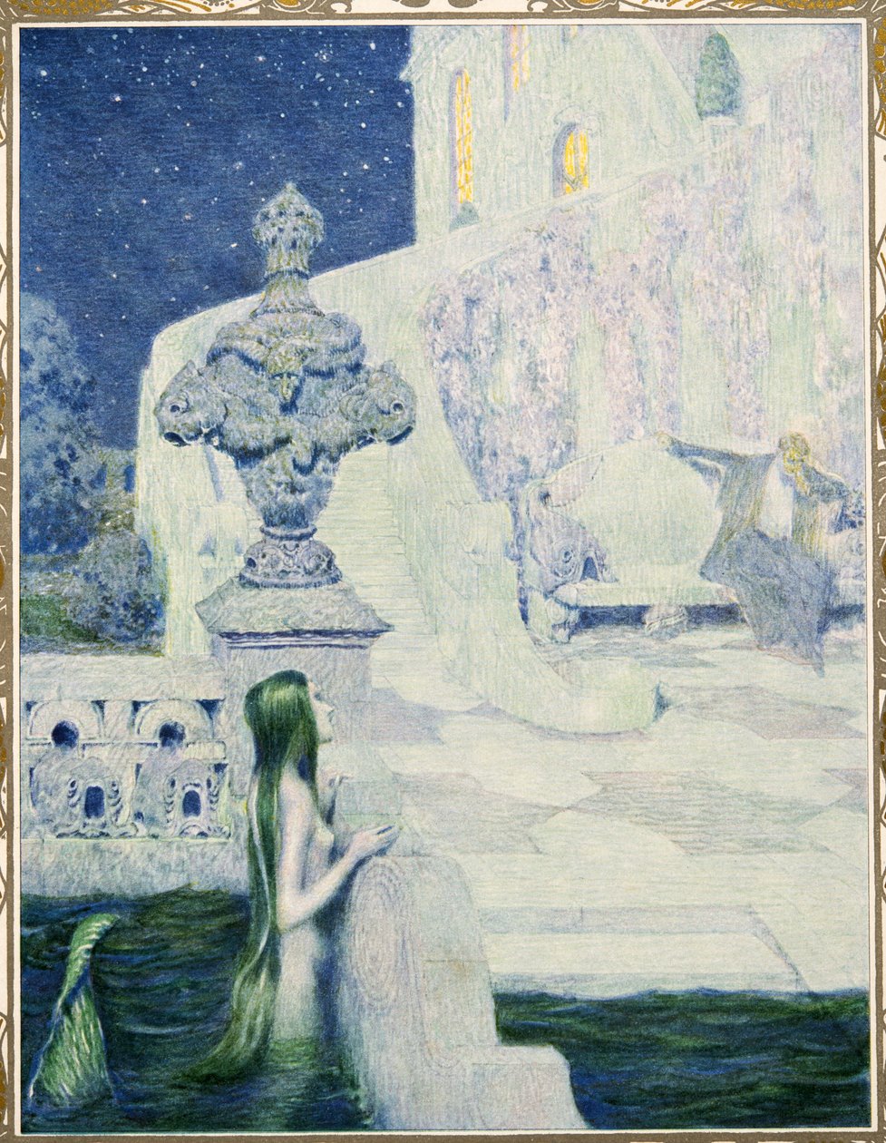La sirenetta, da Tales by Hans Christian Andersen, pub. 1911 da Heinrich and Urban Lefler