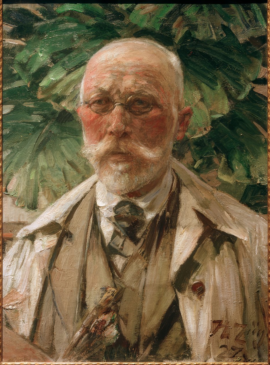 Autoritratto da Heinrich von Zügel