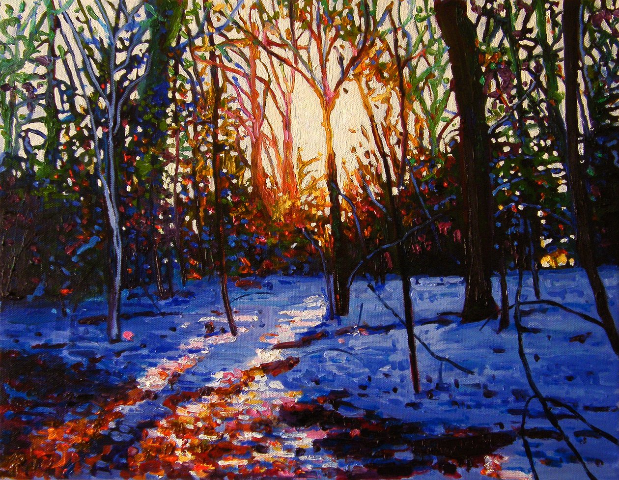 Tramonto sulla neve, 2010 da Helen White