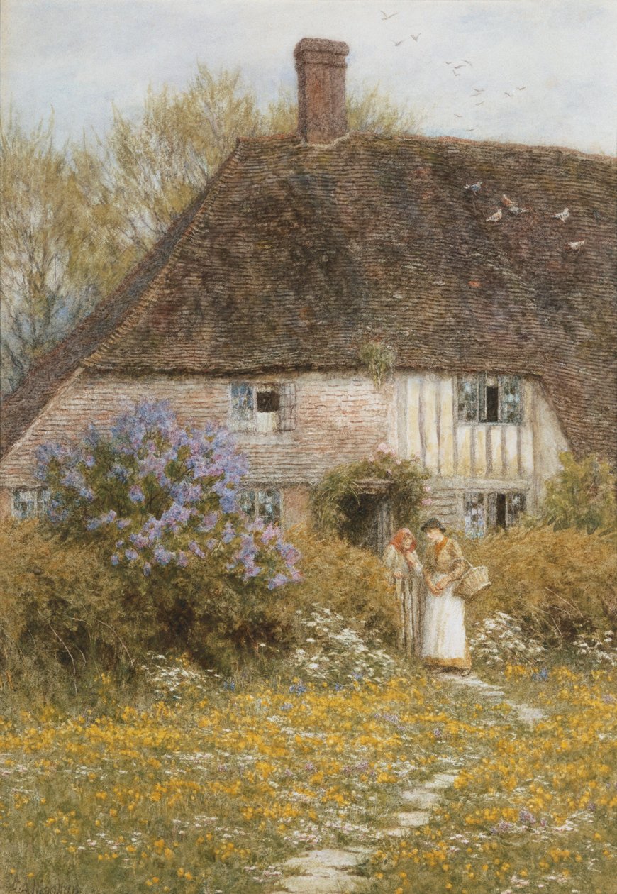 Un cottage del Kent da Helen Allingham