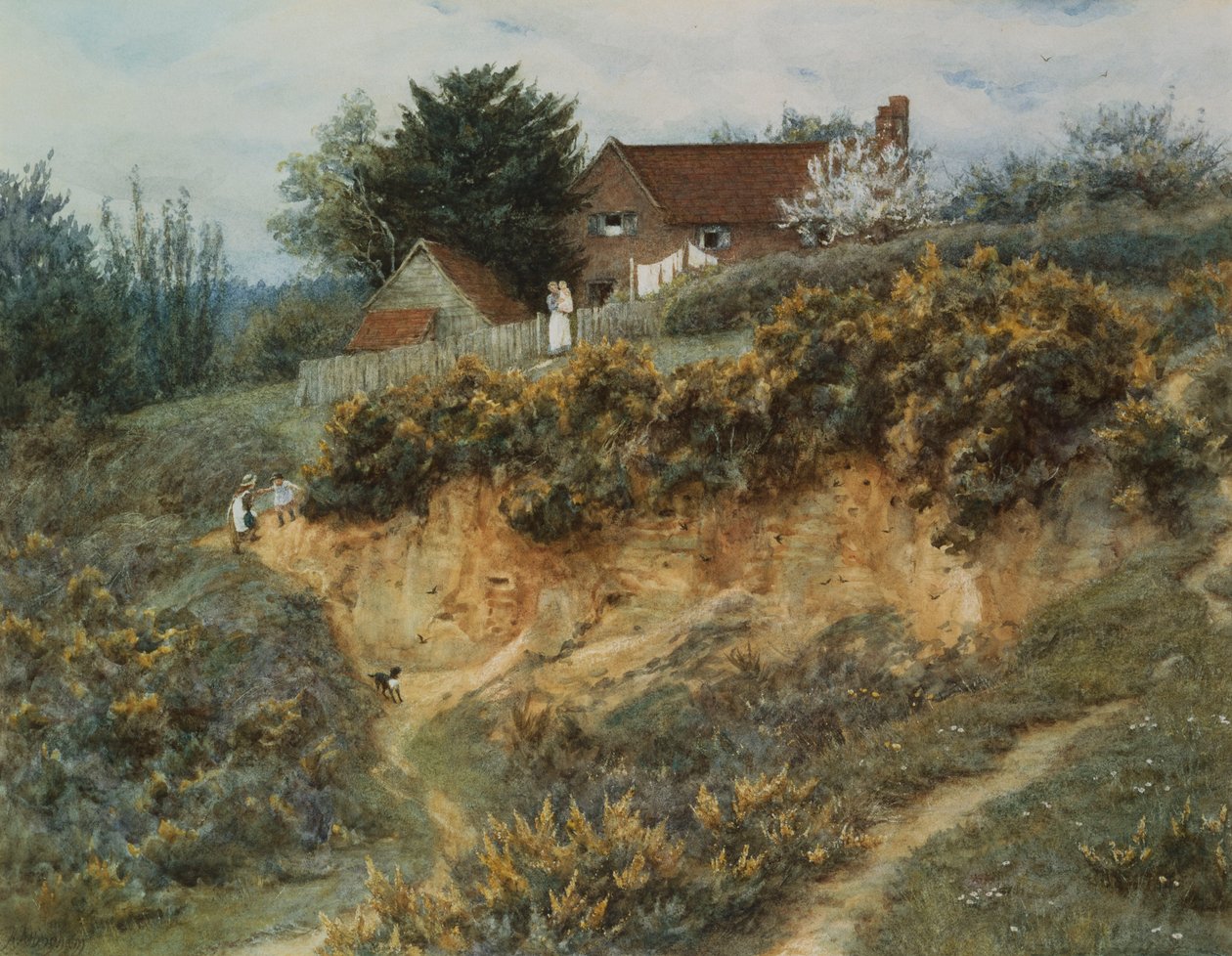 A Sandhills, Witley da Helen Allingham