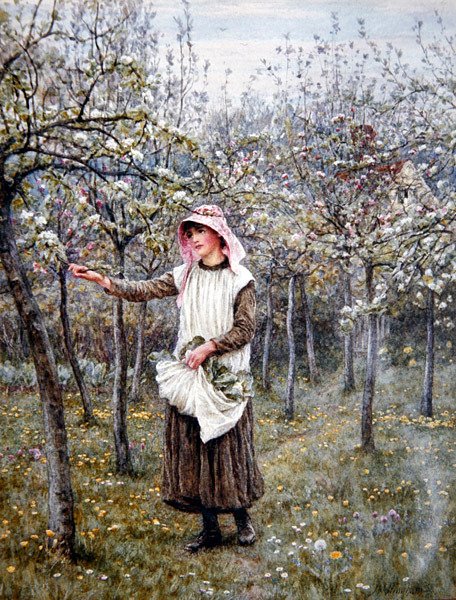 Tempo di fioritura da Helen Allingham