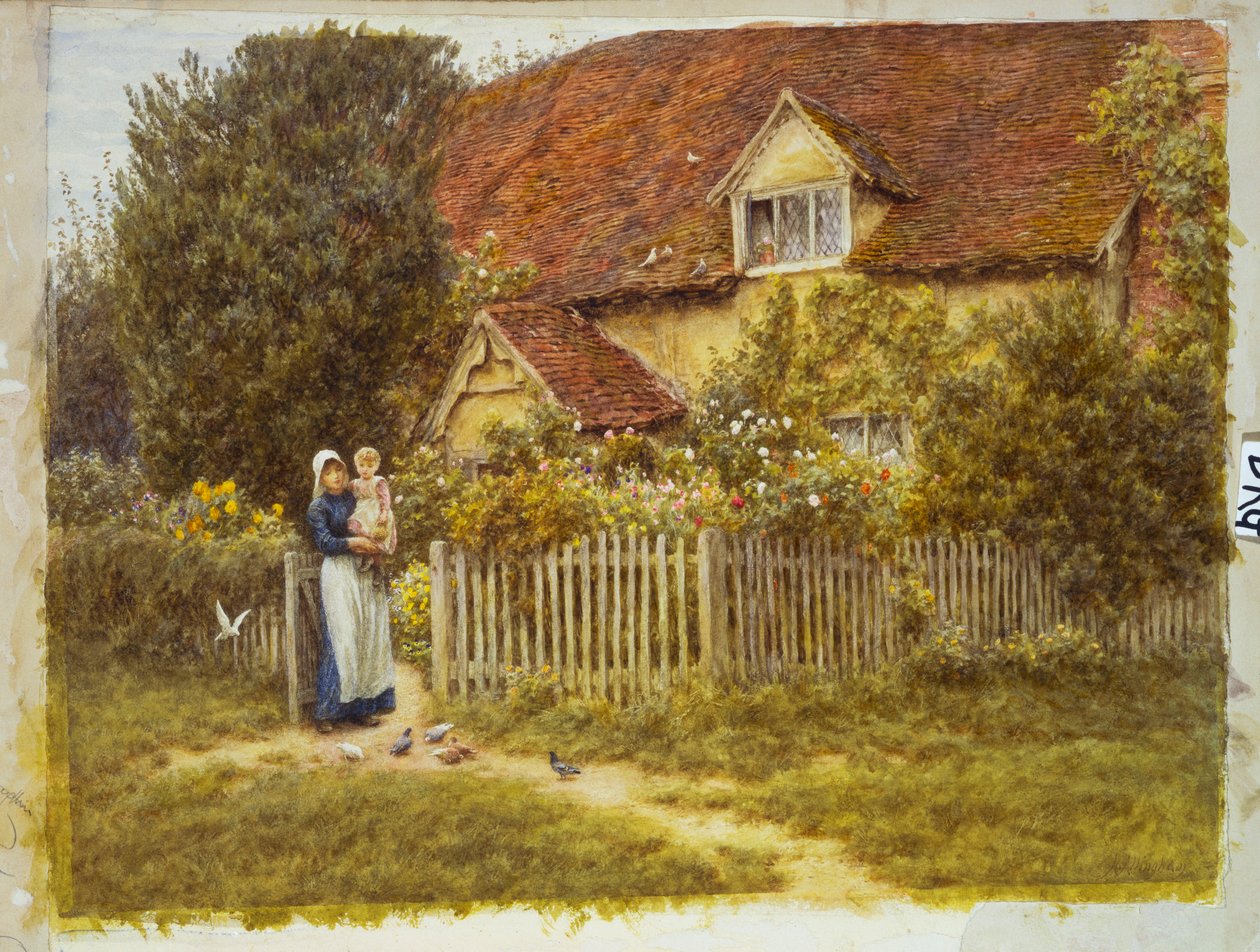 East End Farm, Moss Lane, Pinner da Helen Allingham