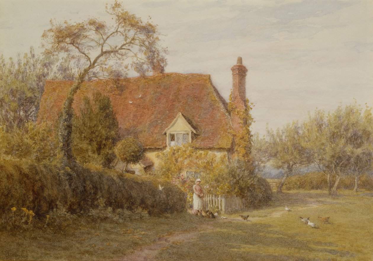 Fattoria Hedges, East End Farm, Pinner da Helen Allingham