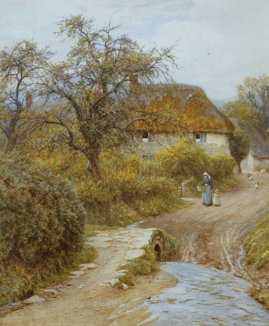 Fattoria sulla Collina, Symondsbury, Dorset da Helen Allingham