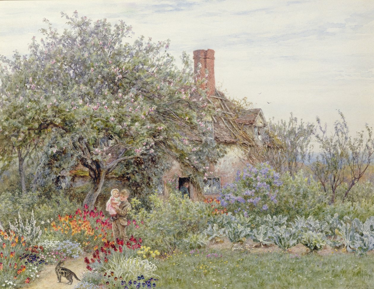 Vicino a Hambledon da Helen Allingham