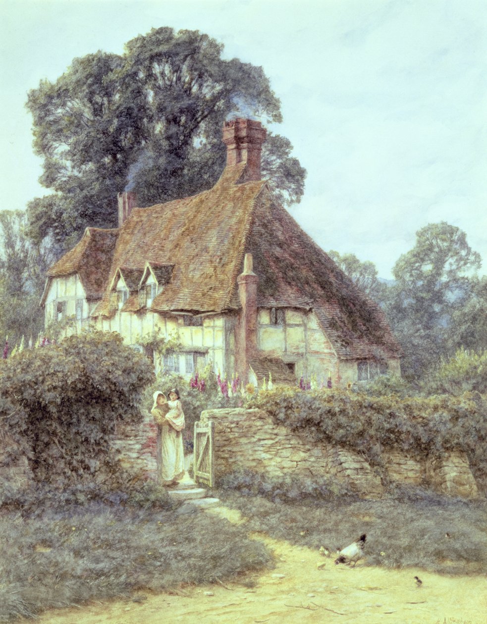 Vicino a Witley, Surrey da Helen Allingham