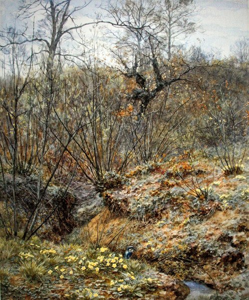 Boschetto primaverile, Witley, Surrey da Helen Allingham