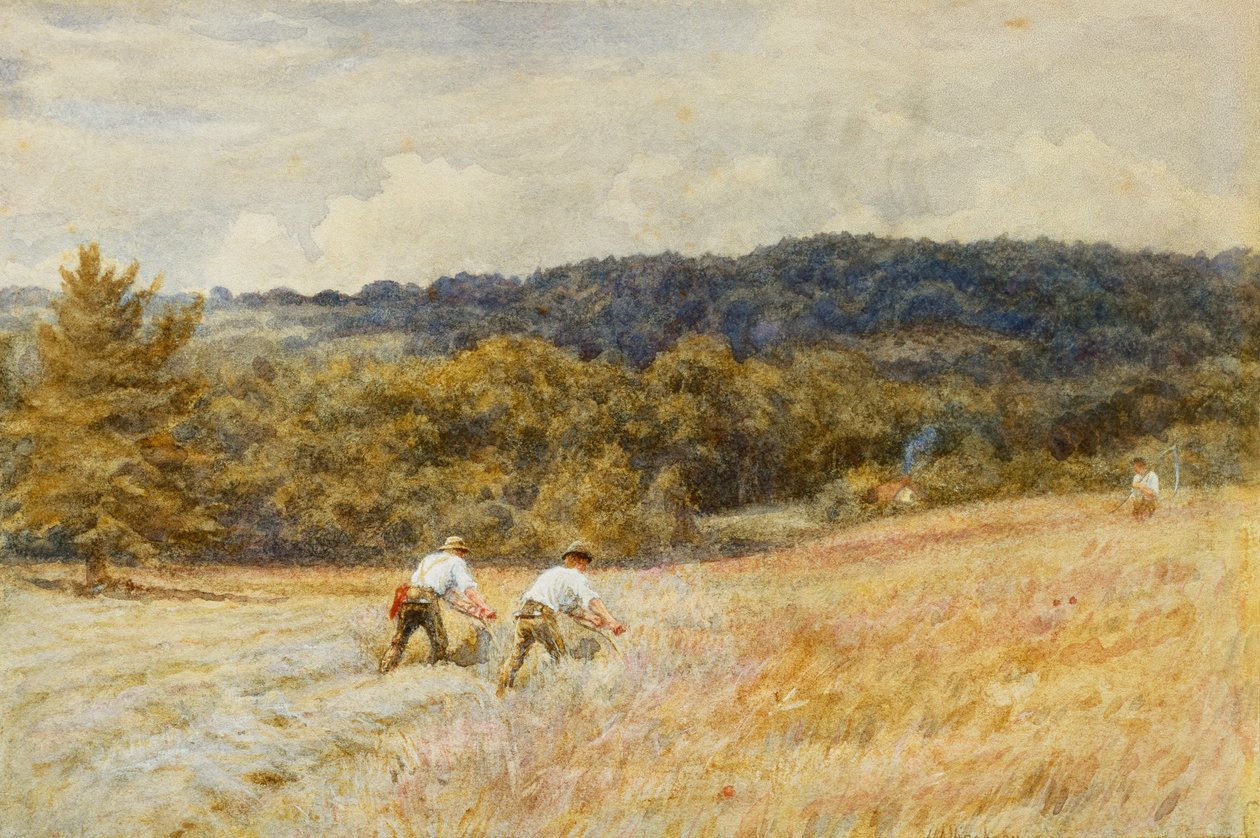 I Mietitori da Helen Allingham