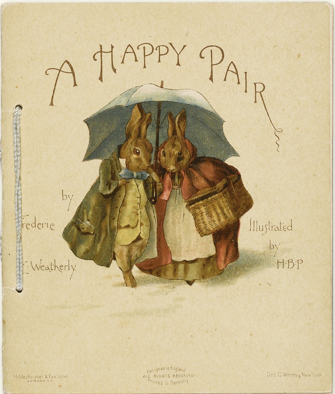Illustrazione per A Happy Pair di Frederick Weatherly da Helen Beatrix Potter