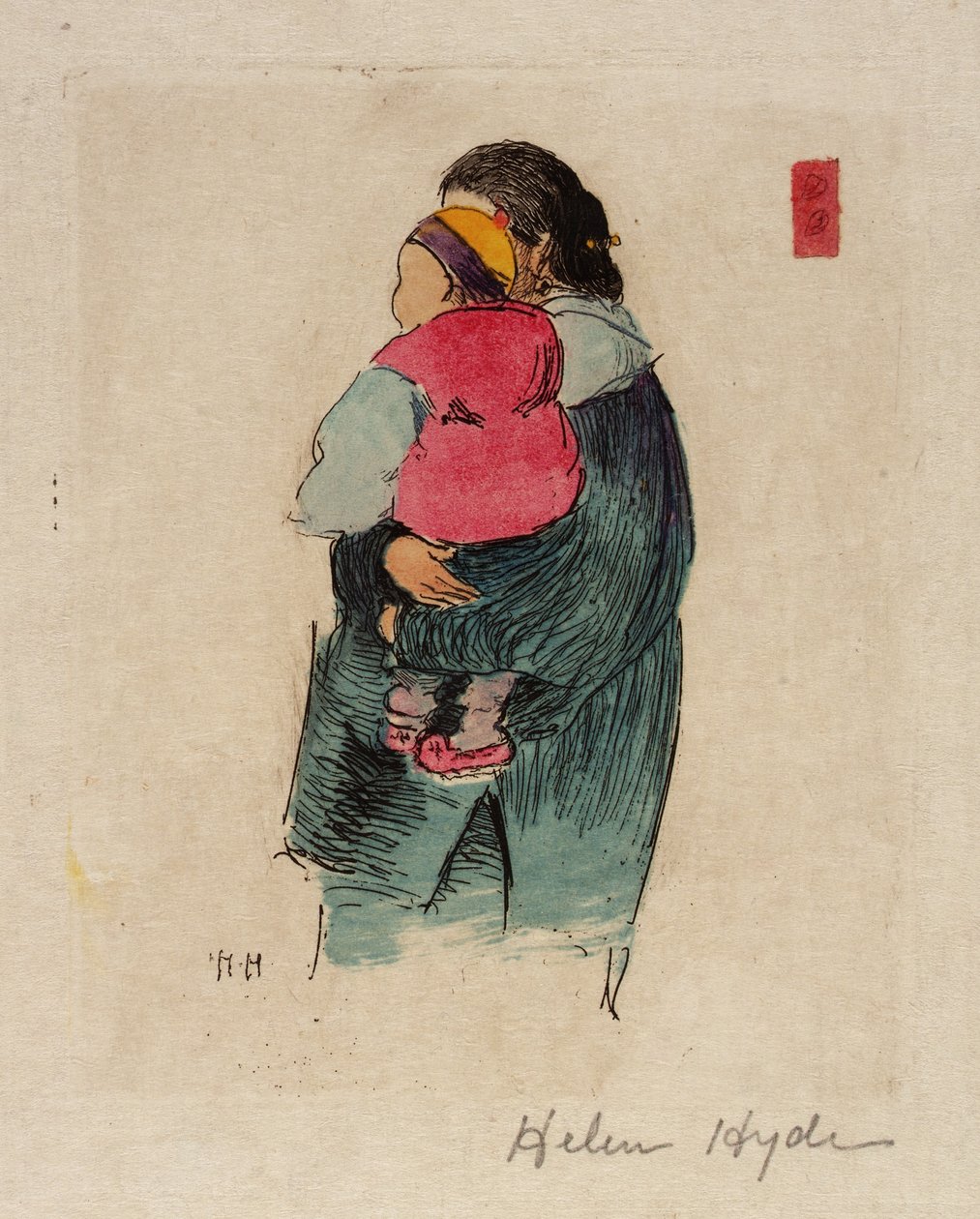 Madre e figlio da Helen Hyde