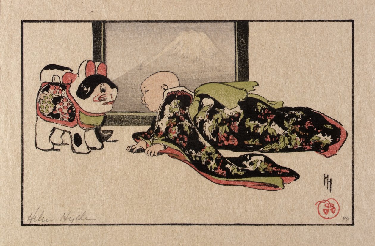 Il cucciolo di gatto e il bambino da Helen Hyde