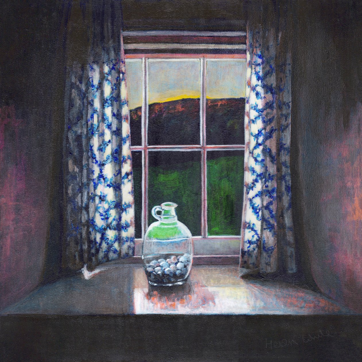 Prime luci del mattino, 2020 (acrilico su tavola) da Helen White