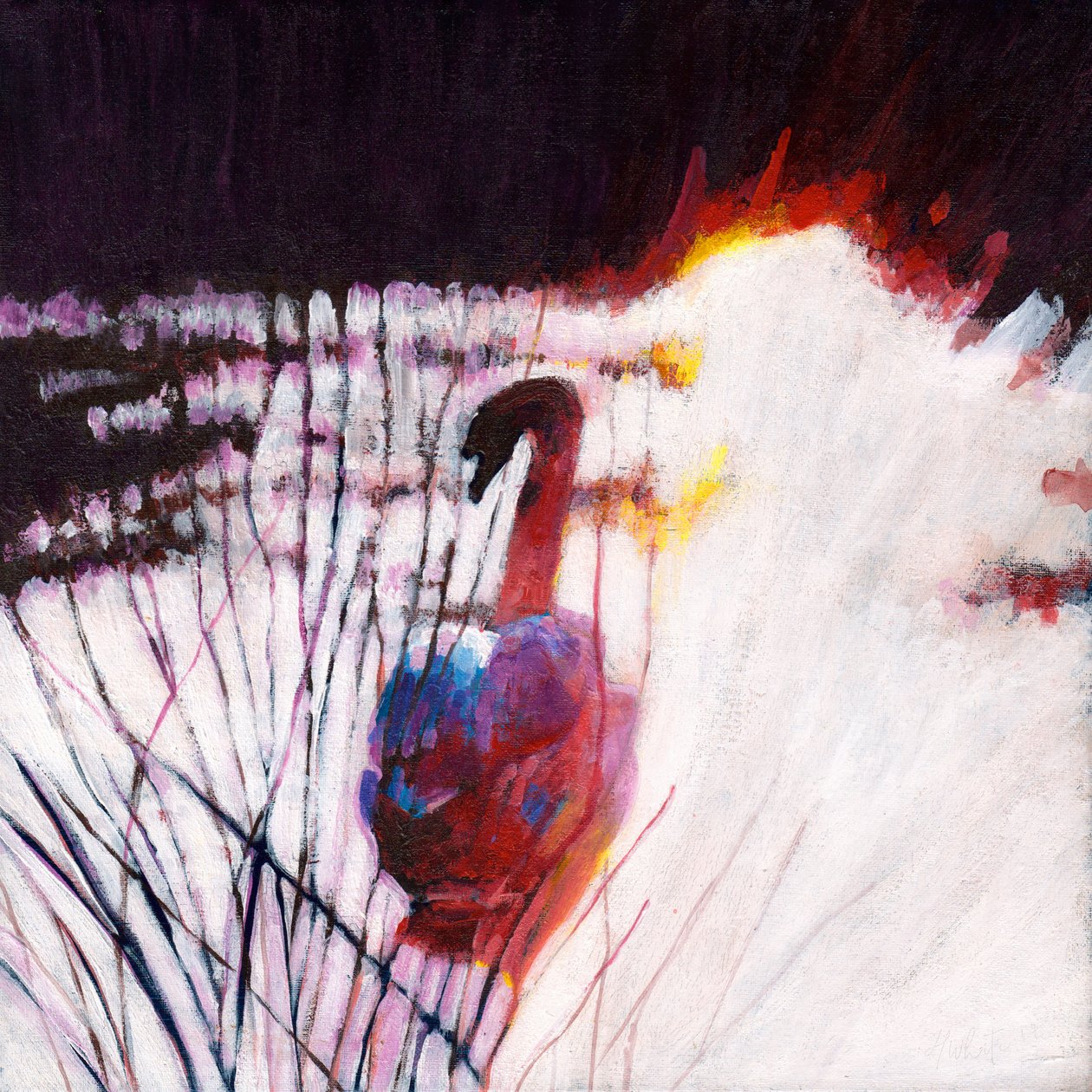 Golden Serenity, 2015 (acrilico su tela) da Helen White