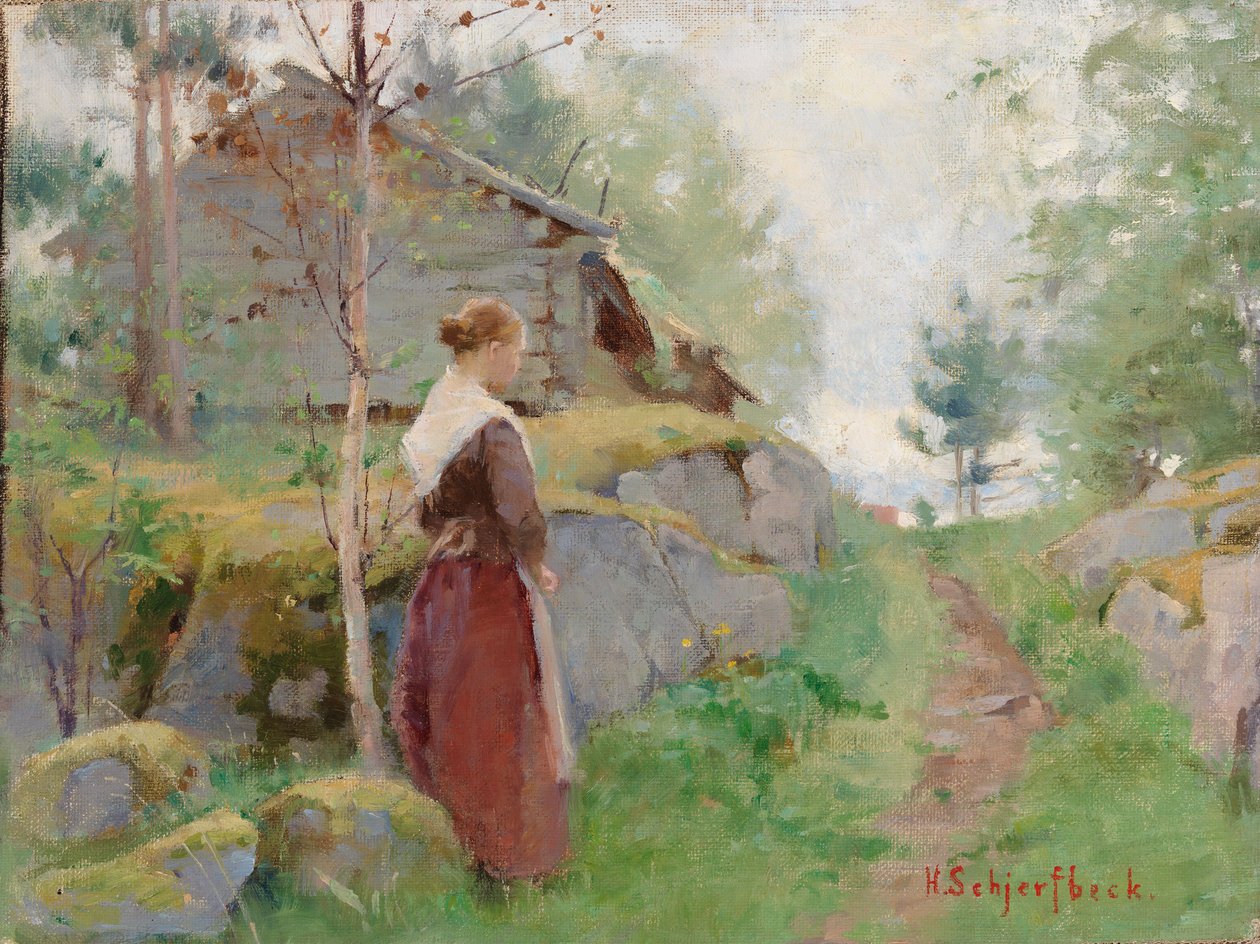 La ragazza di Barösund da Helene Schjerfbeck