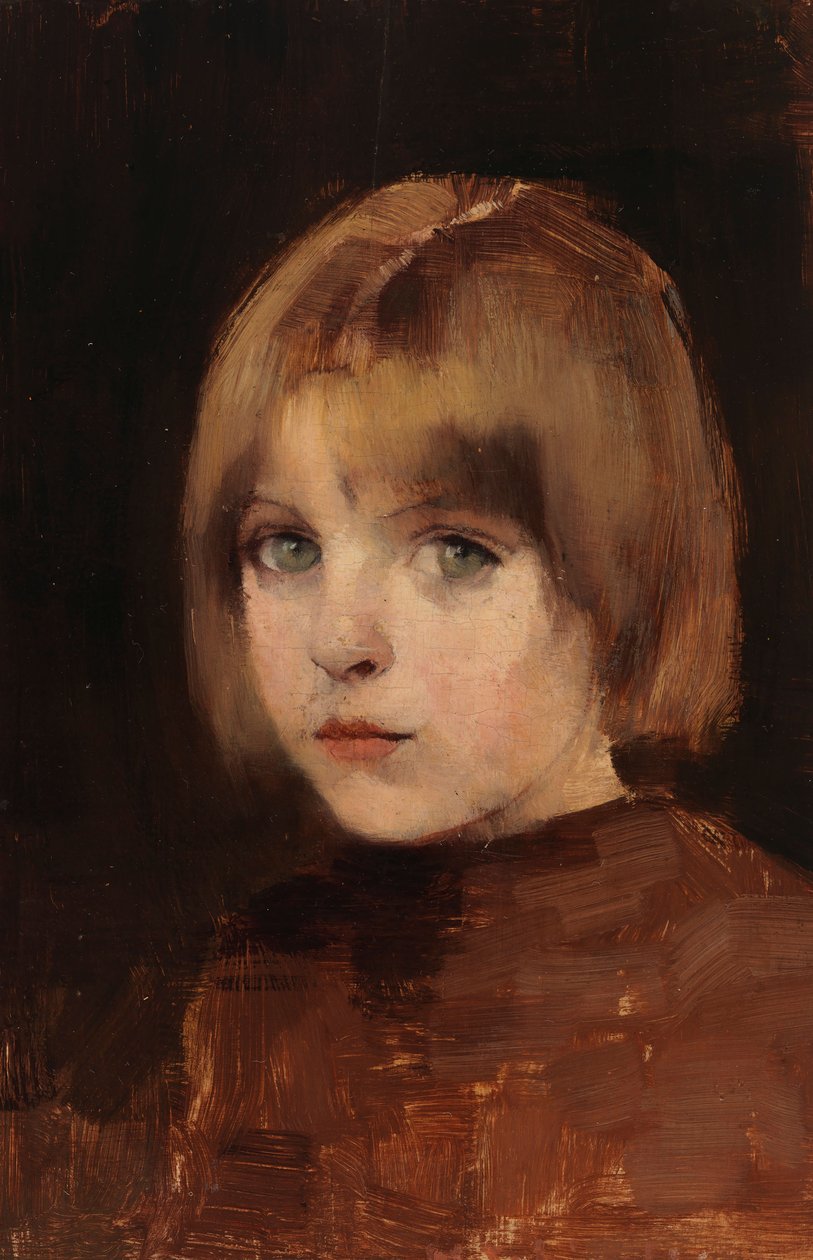 Testa di una ragazza da Helene Schjerfbeck