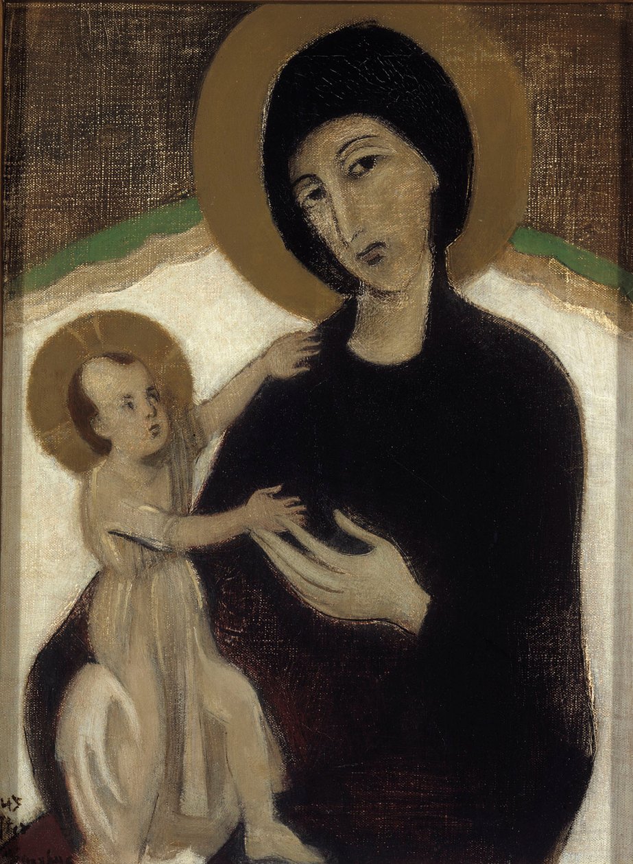 Madonna con il Bambino, secondo Cimabue da Helene Schjerfbeck