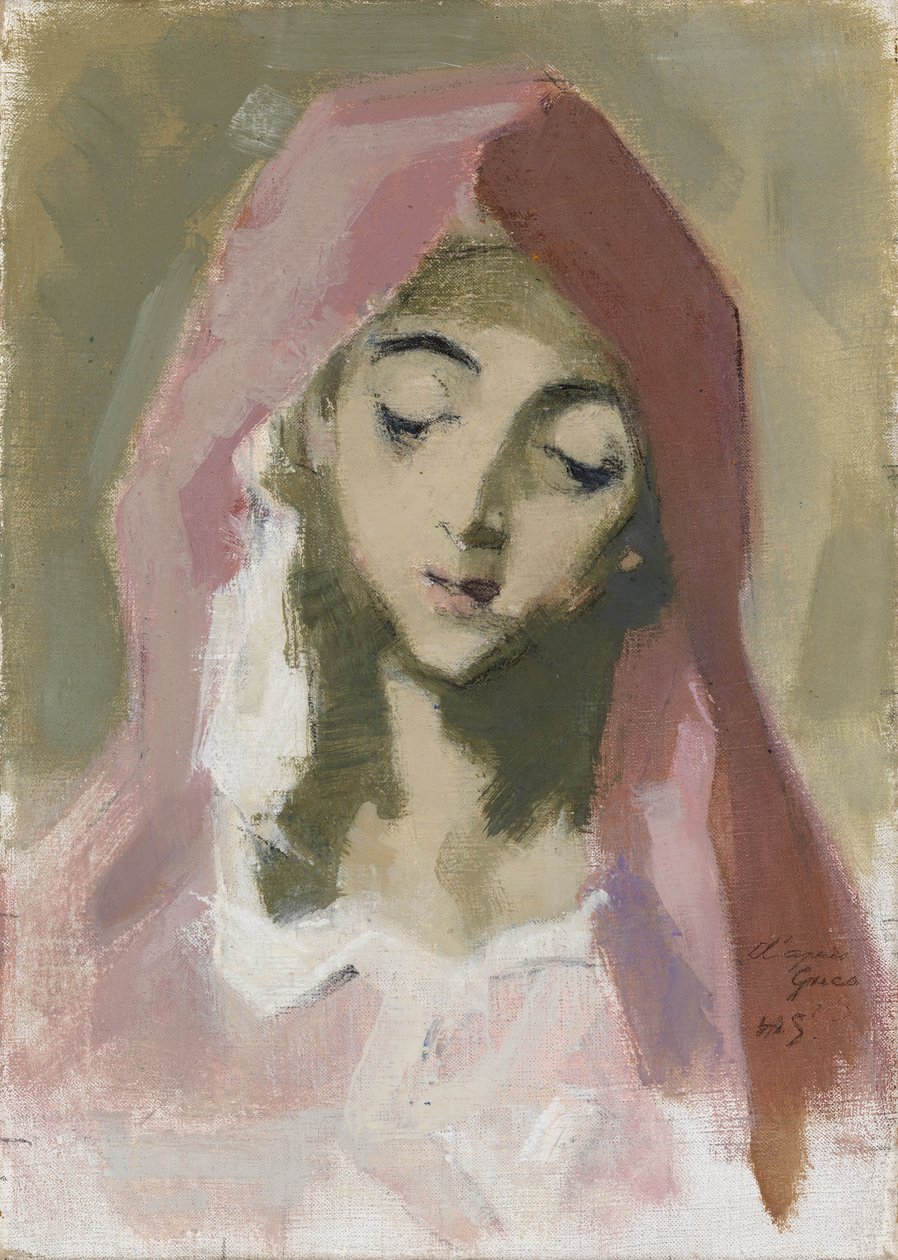Madonna della Carità, da El Greco da Helene Schjerfbeck