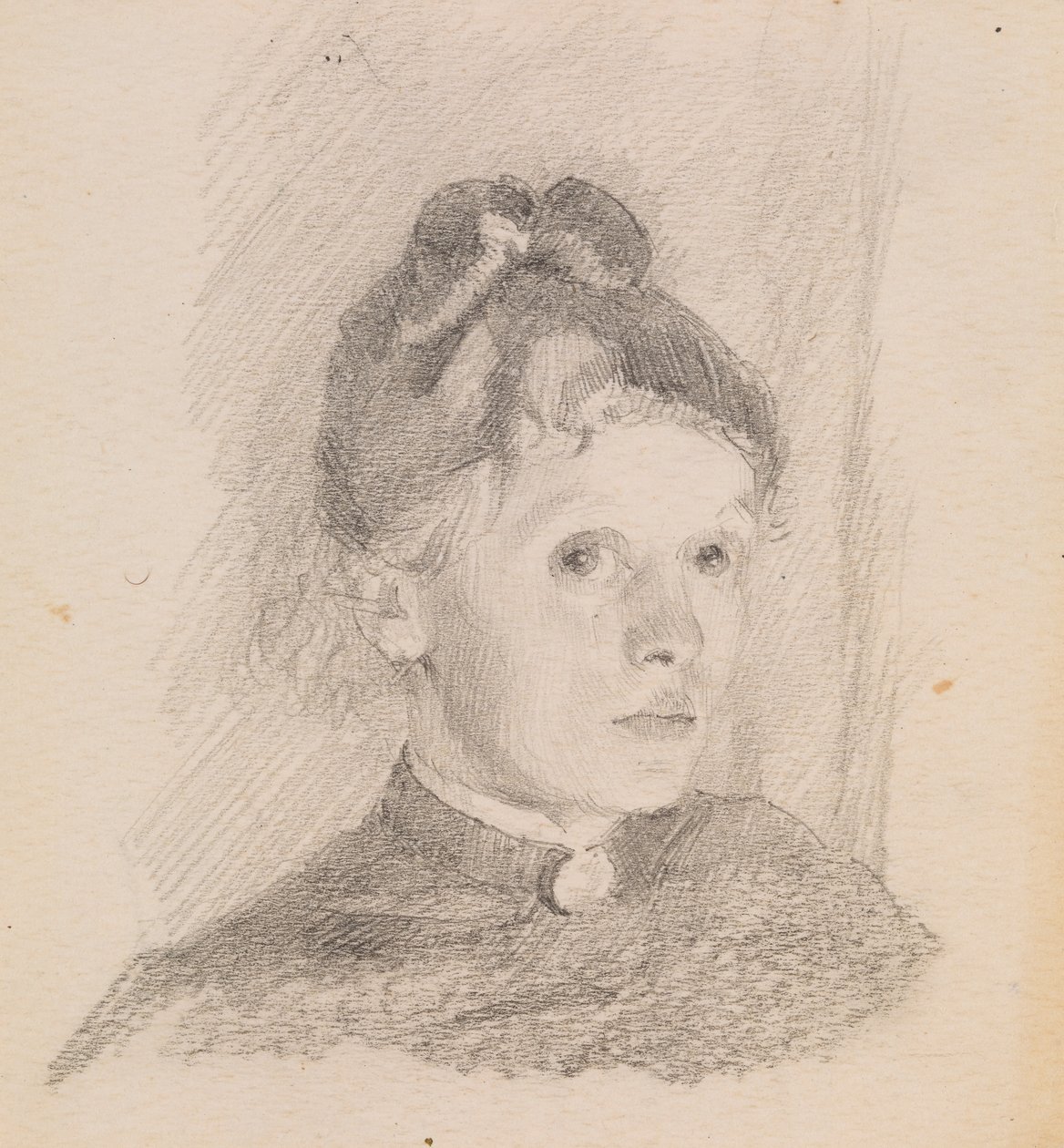 Autoritratto, 1880-1884 da Helene Schjerfbeck