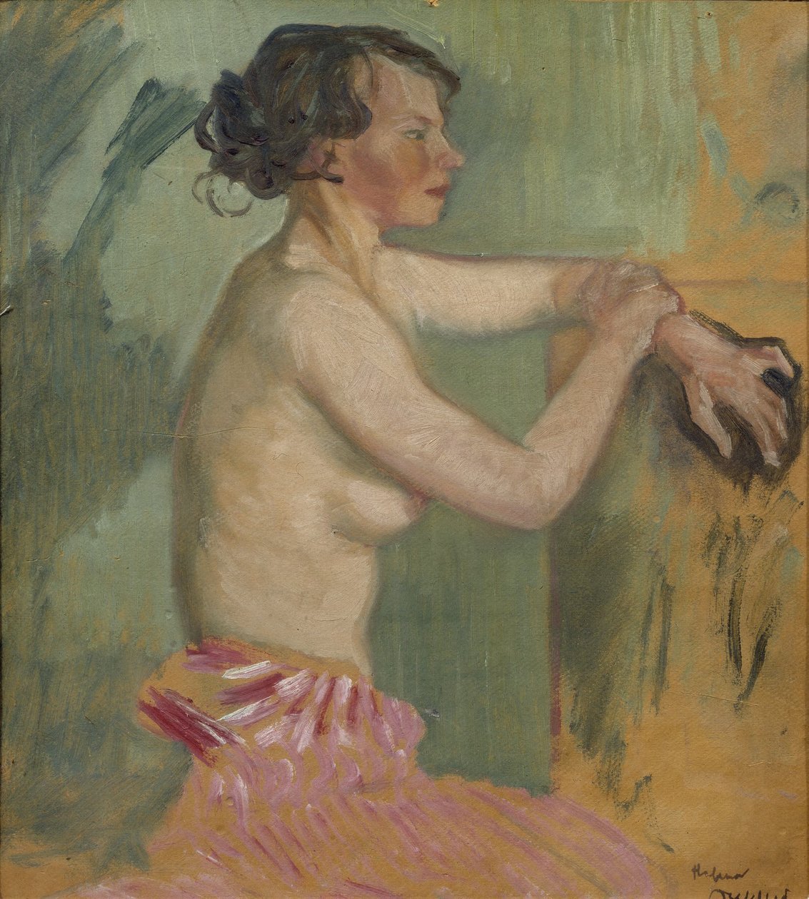 Studio di una modella da Helmer Osslund