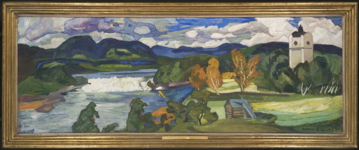Veduta di Ragunda, Jämtland da Helmer Osslund