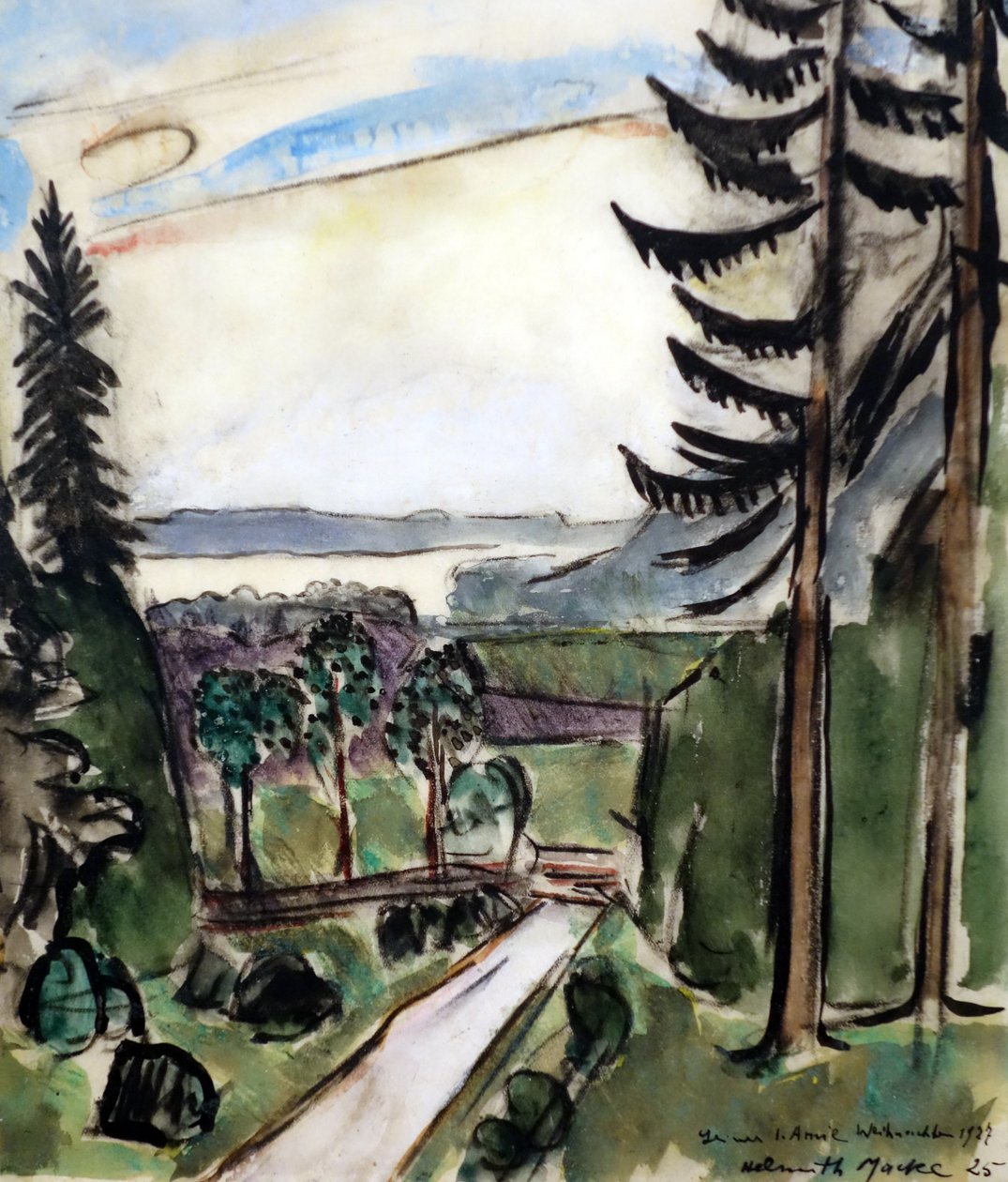 Sentiero nel bosco da Helmuth Macke