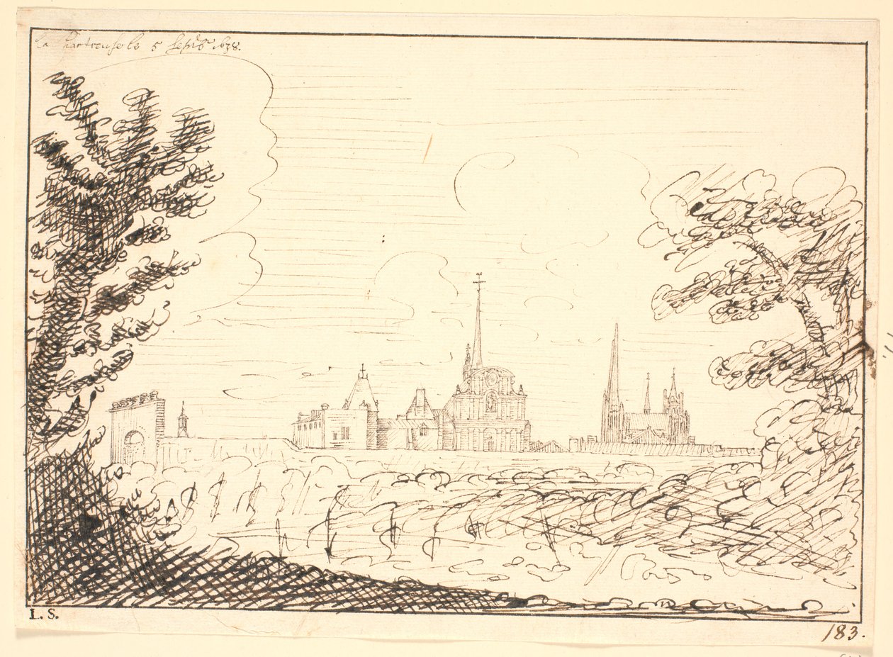 Prospetto di Notre-Dame-de-la-Miséricorde, Bordeaux da Hem