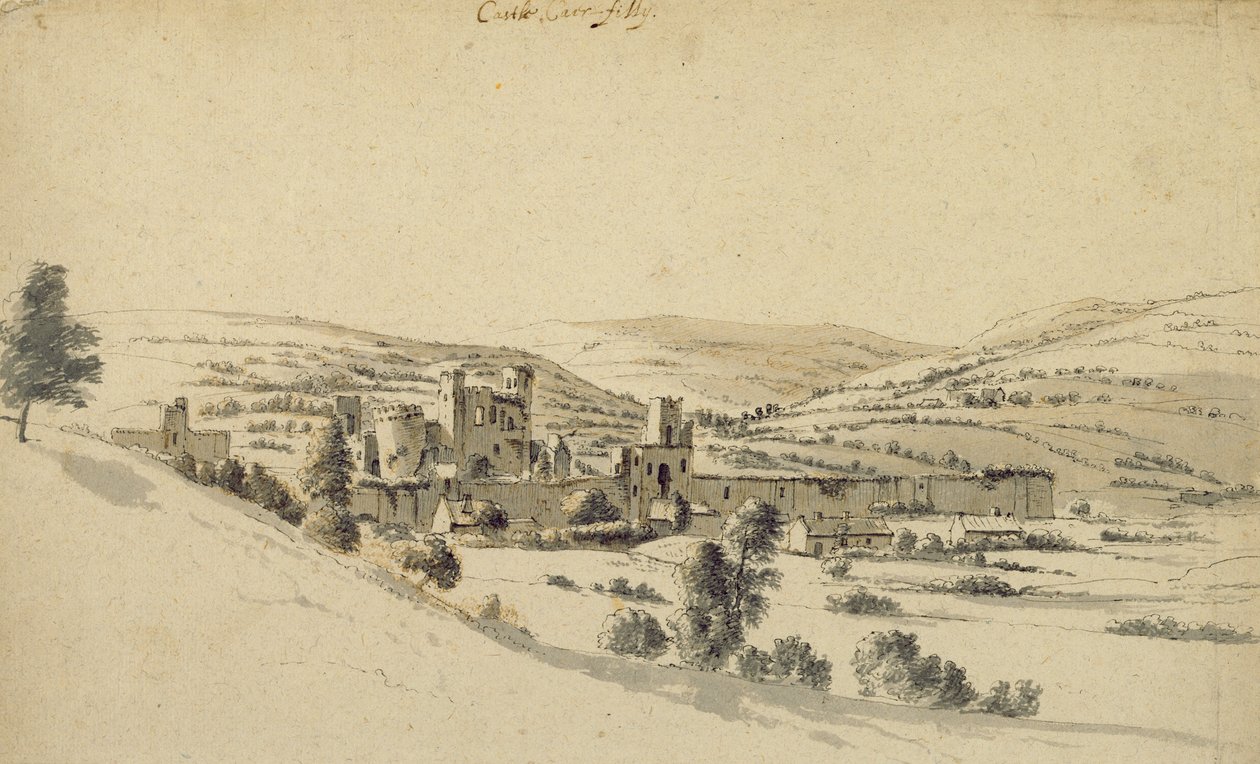 Castello di Caerphilly da Hendrick Danckerts