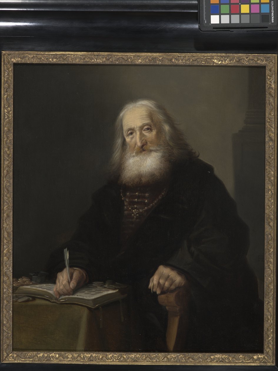 Il collezionista di monete da Hendrick Gerritsz Pot