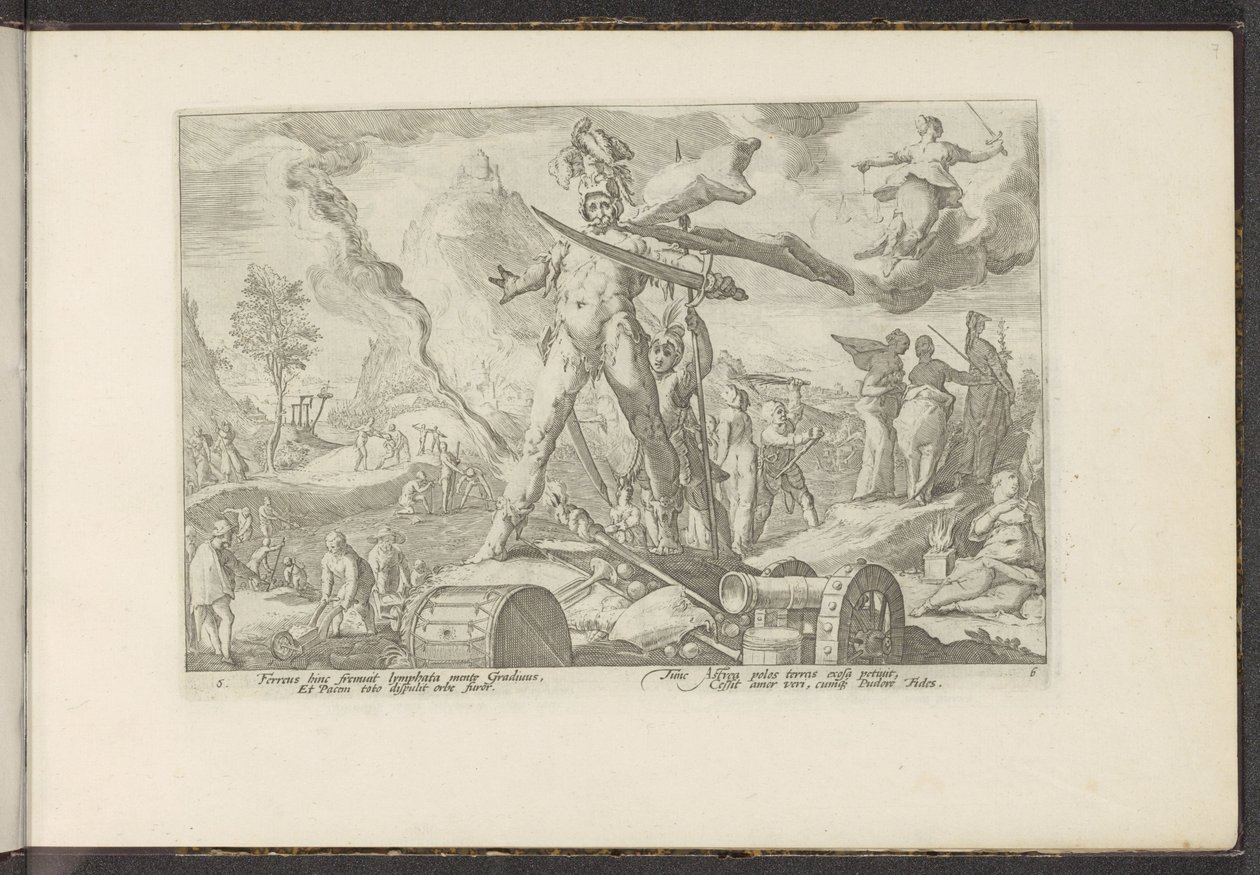 Età del ferro da Hendrick Goltzius (workshop of)