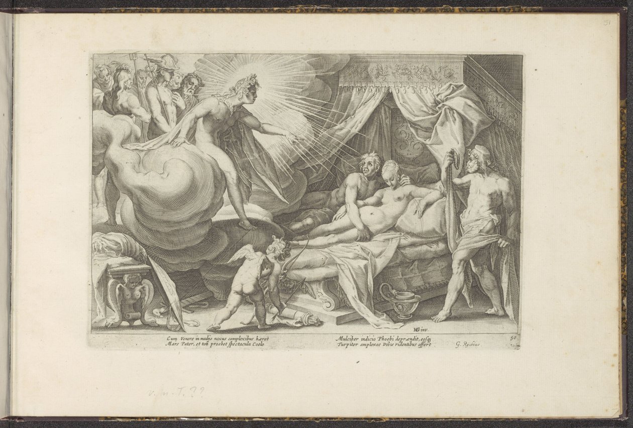 Venere e Marte sorpresi da Hendrick Goltzius (workshop of)