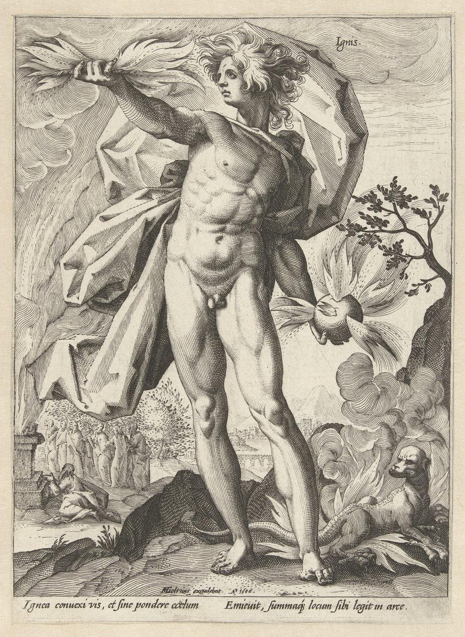 Fuoco da Hendrick Goltzius (workshop of)