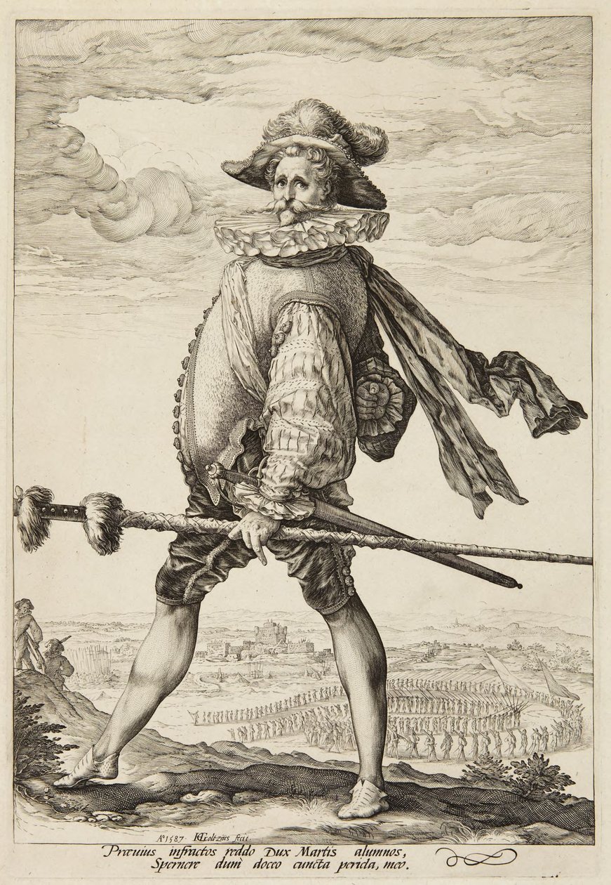 Un capitano della fanteria da Hendrick Goltzius