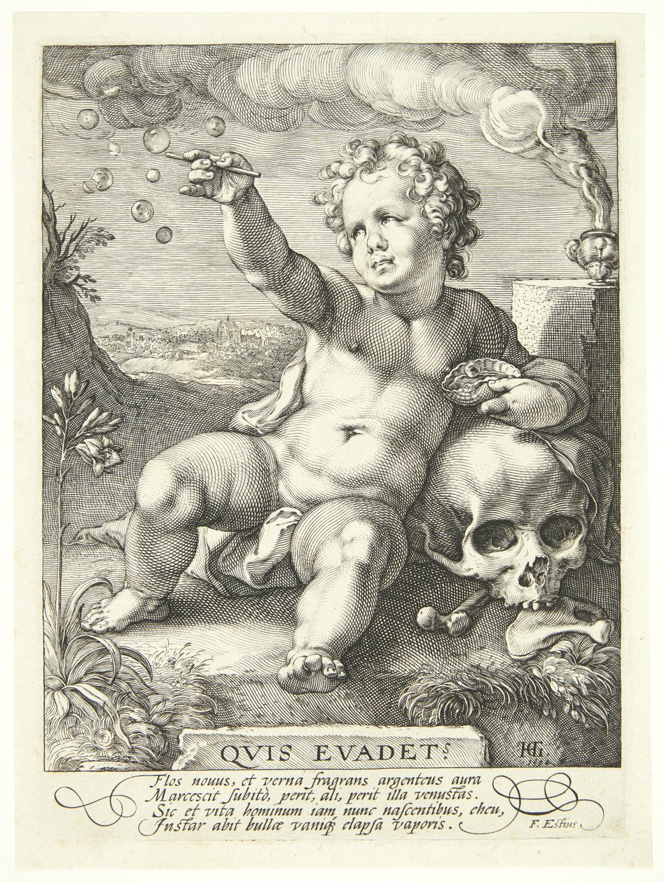 Allegoria della fugacità della vita ("Quis Evadet?") da Hendrick Goltzius