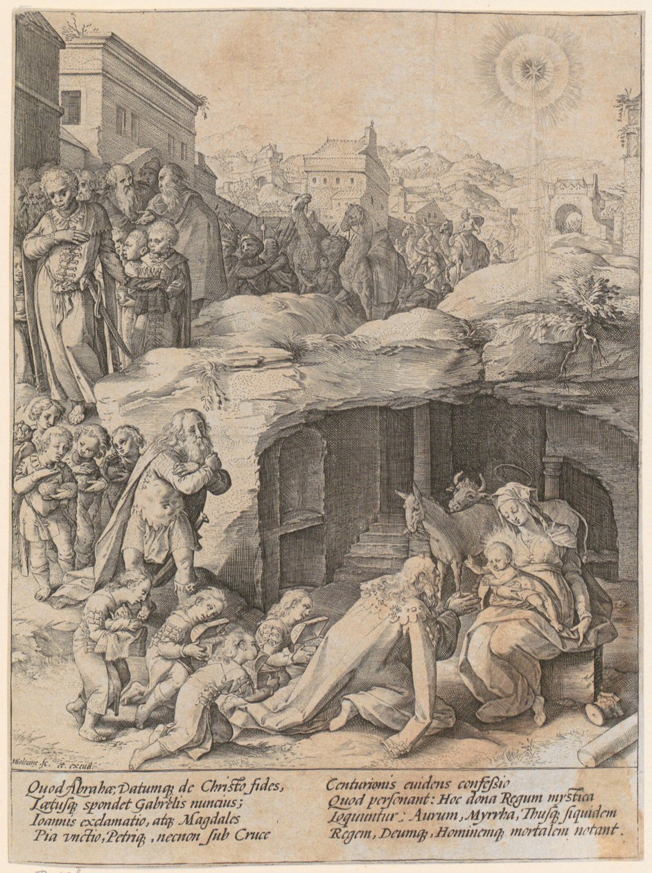 Adorazione dei Re Magi da Hendrick Goltzius