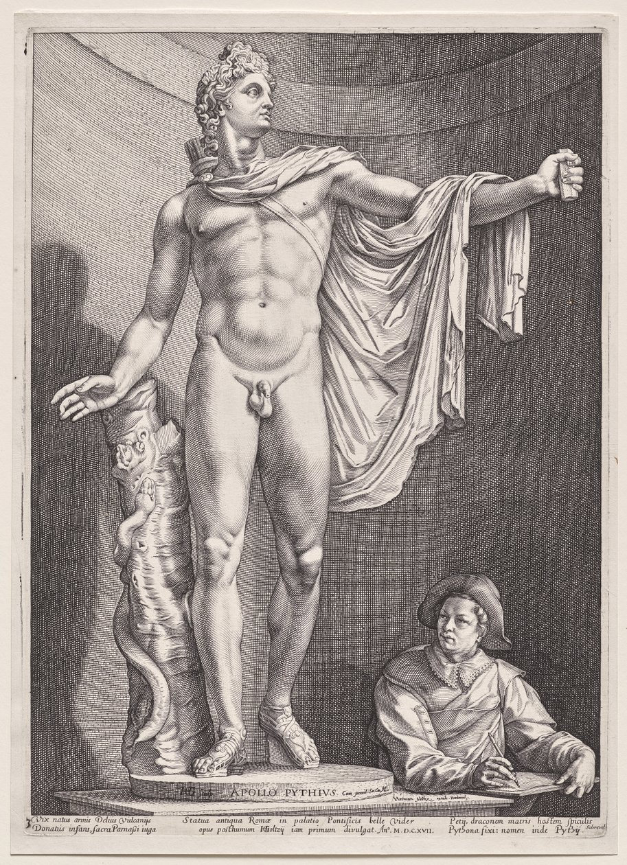 Apollo del Belvedere da Hendrick Goltzius
