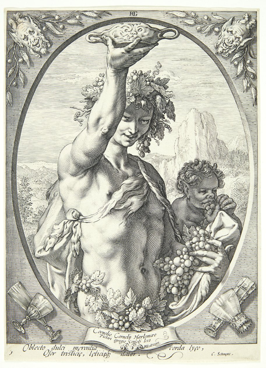 Bacco da Hendrick Goltzius