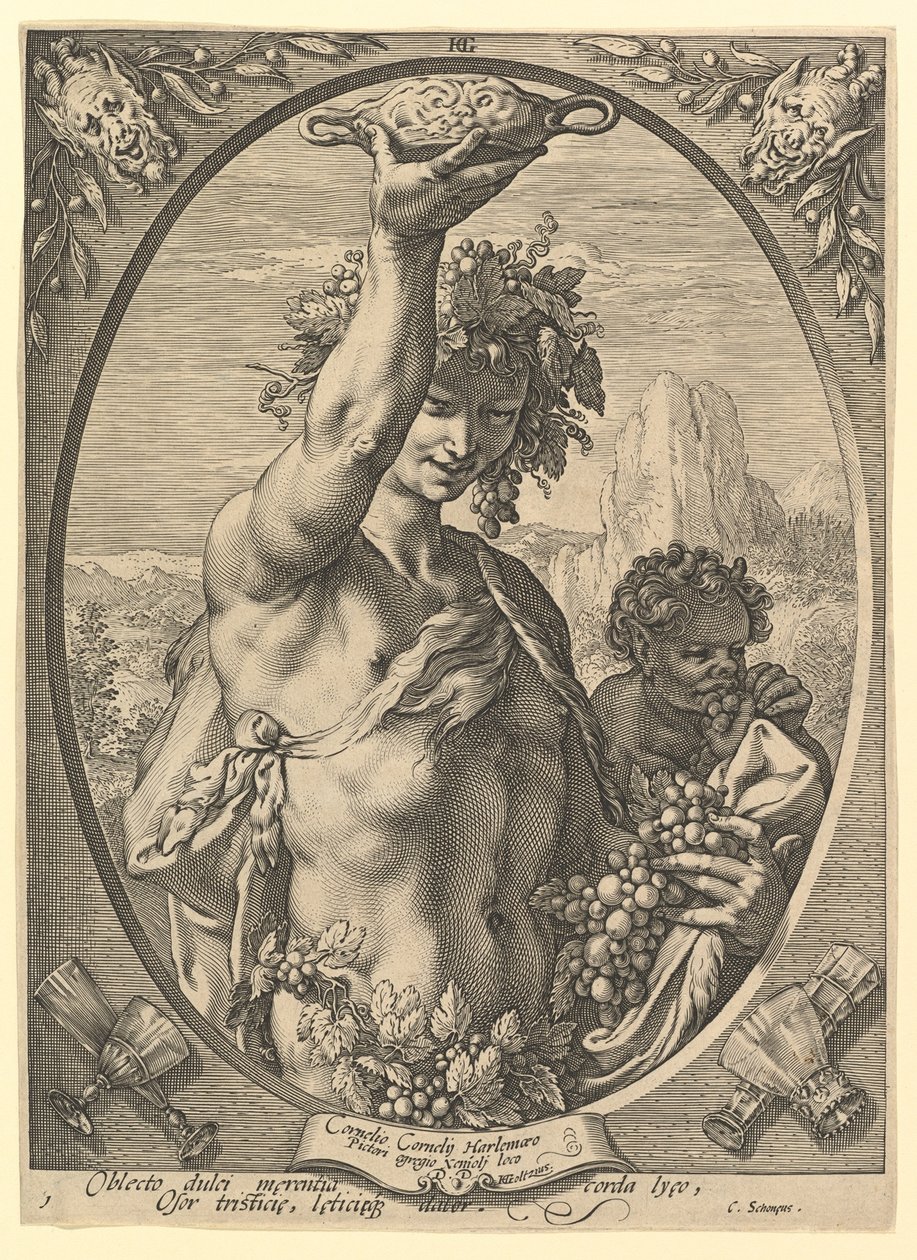 Bacco da Hendrick Goltzius
