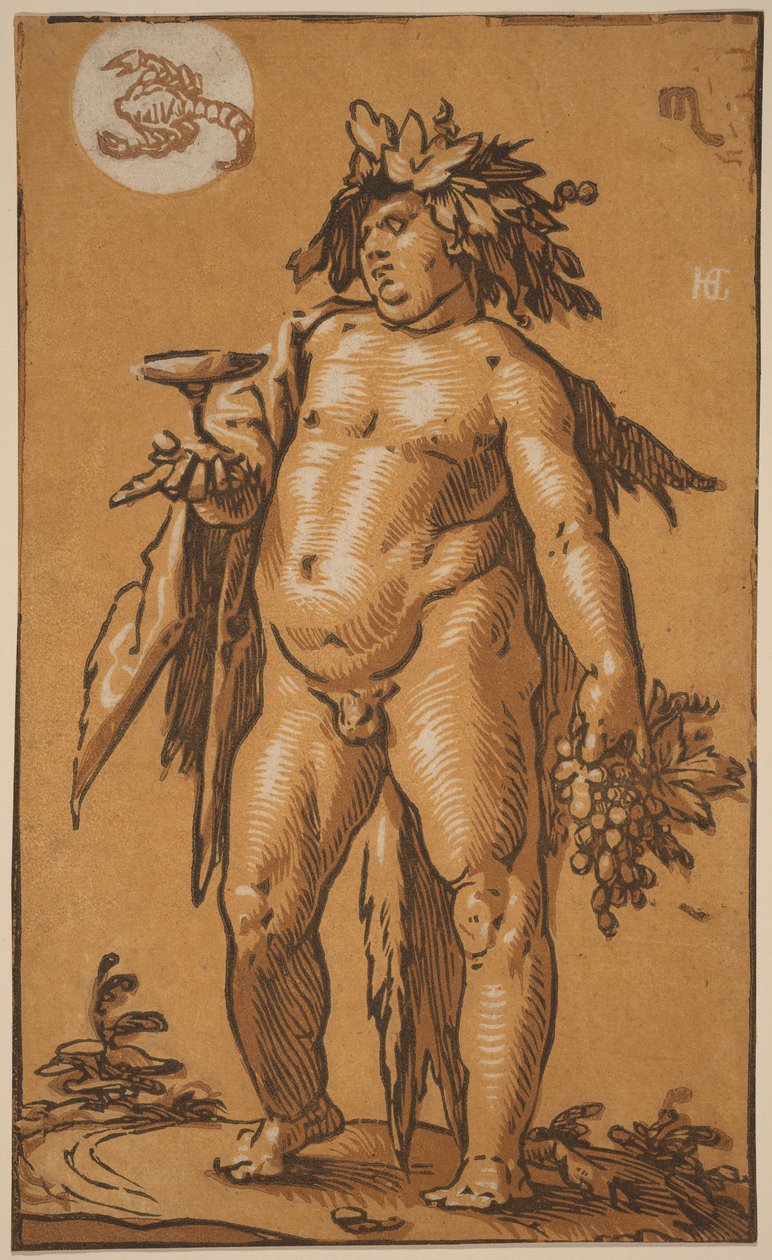 Bacchus da Hendrick Goltzius