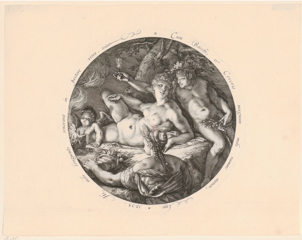 Bacco, Cerere e Venere da Hendrick Goltzius